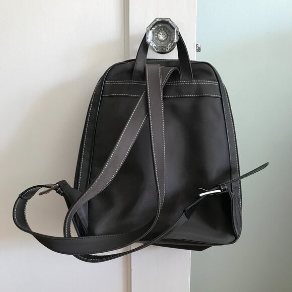 Caslon | Two-Compartment Brown Nylon Backpack - Picture 2 of 16
